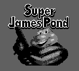 Super James Pond title screen for GameBoy